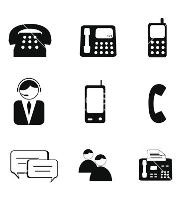 Telephone Icon Vector Free Download