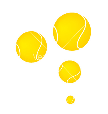 Tennis Ball Vector Art