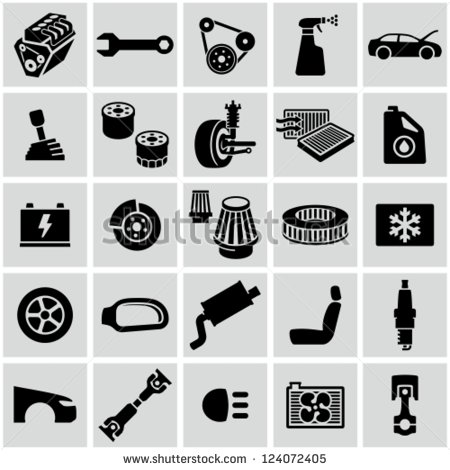 Vector Car Parts Icon