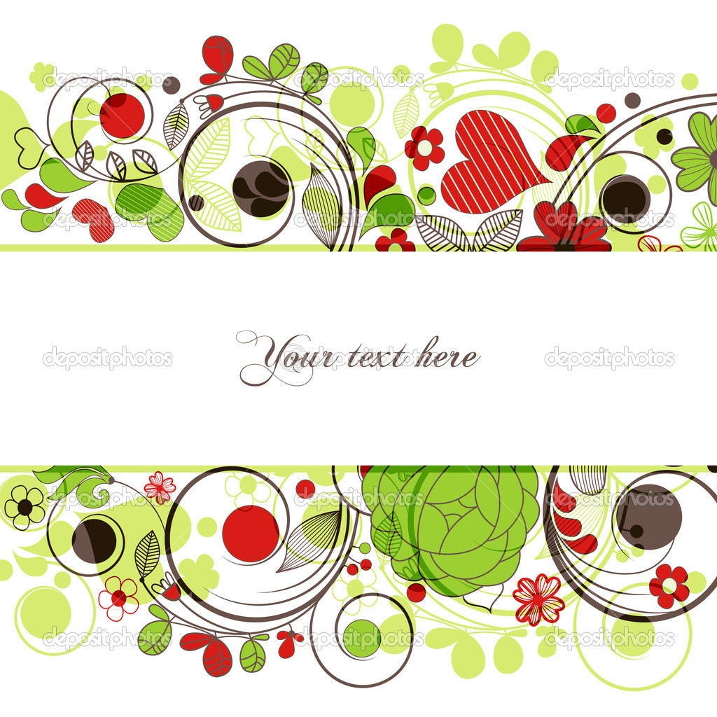 Vector Floral Border