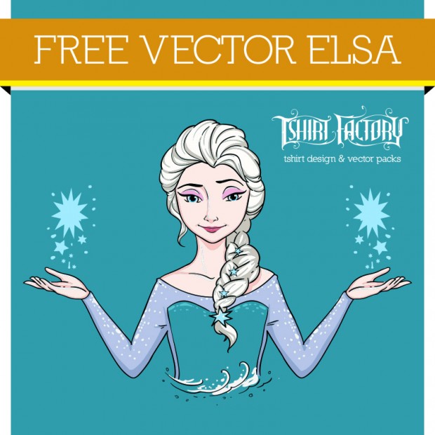 Vector Frozen Elsa