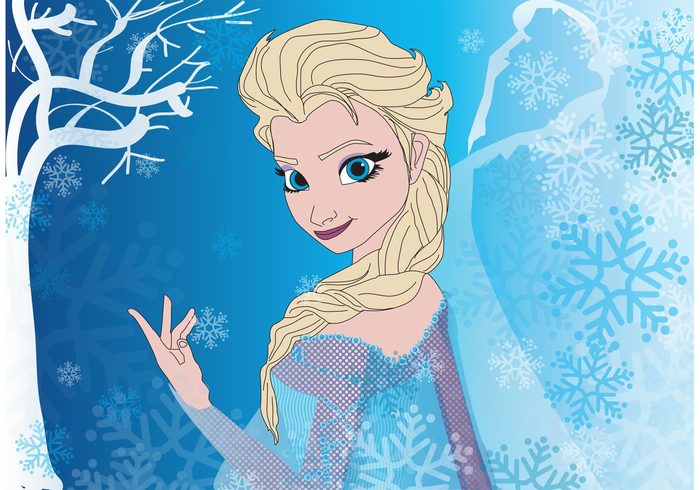 Vector Frozen Elsa