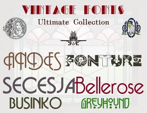 Vintage Fonts