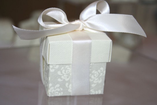 Vintage Wedding Favor Box