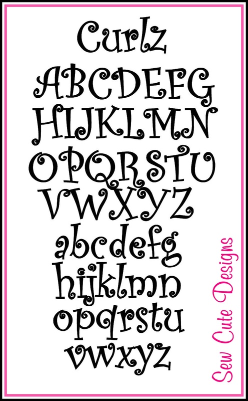 Vinyl Monogram Letters Fonts