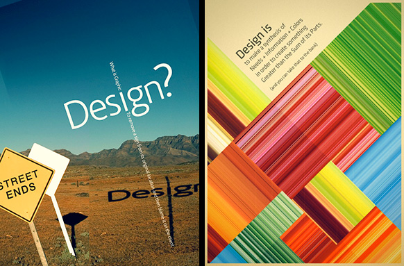 Visual Graphic Design Posters