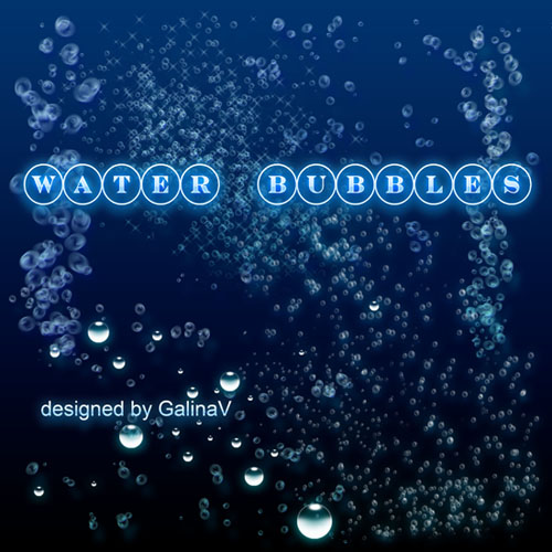 Water Bubbles PSD