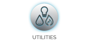Water Gas Electric Utility Icon Water Gas Electric Utility Icon