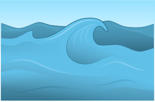 Water Wave Drawing