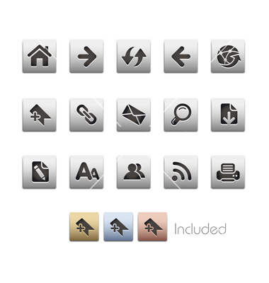 Web Navigation Icons