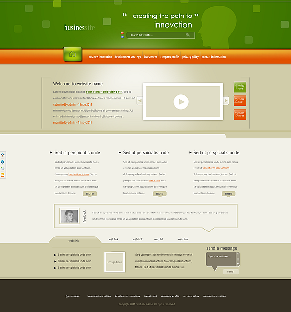 Website Design Template