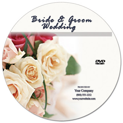 Wedding DVD Label Template