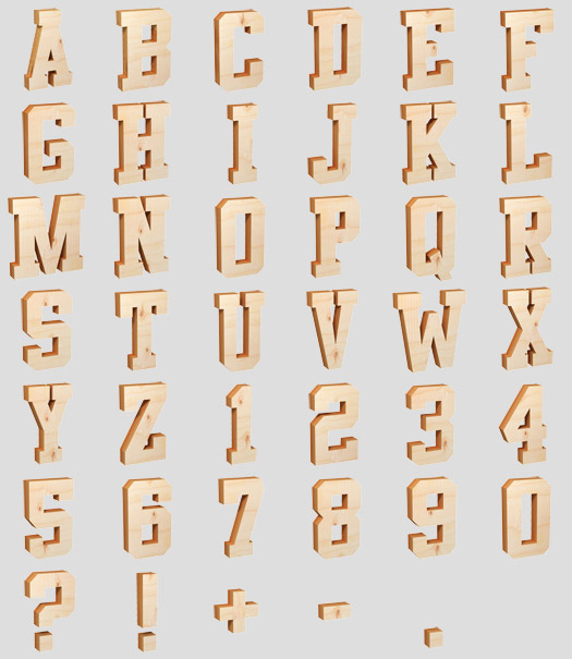 Wood Alphabet Letters Fonts Wood Alphabet Letters Fonts