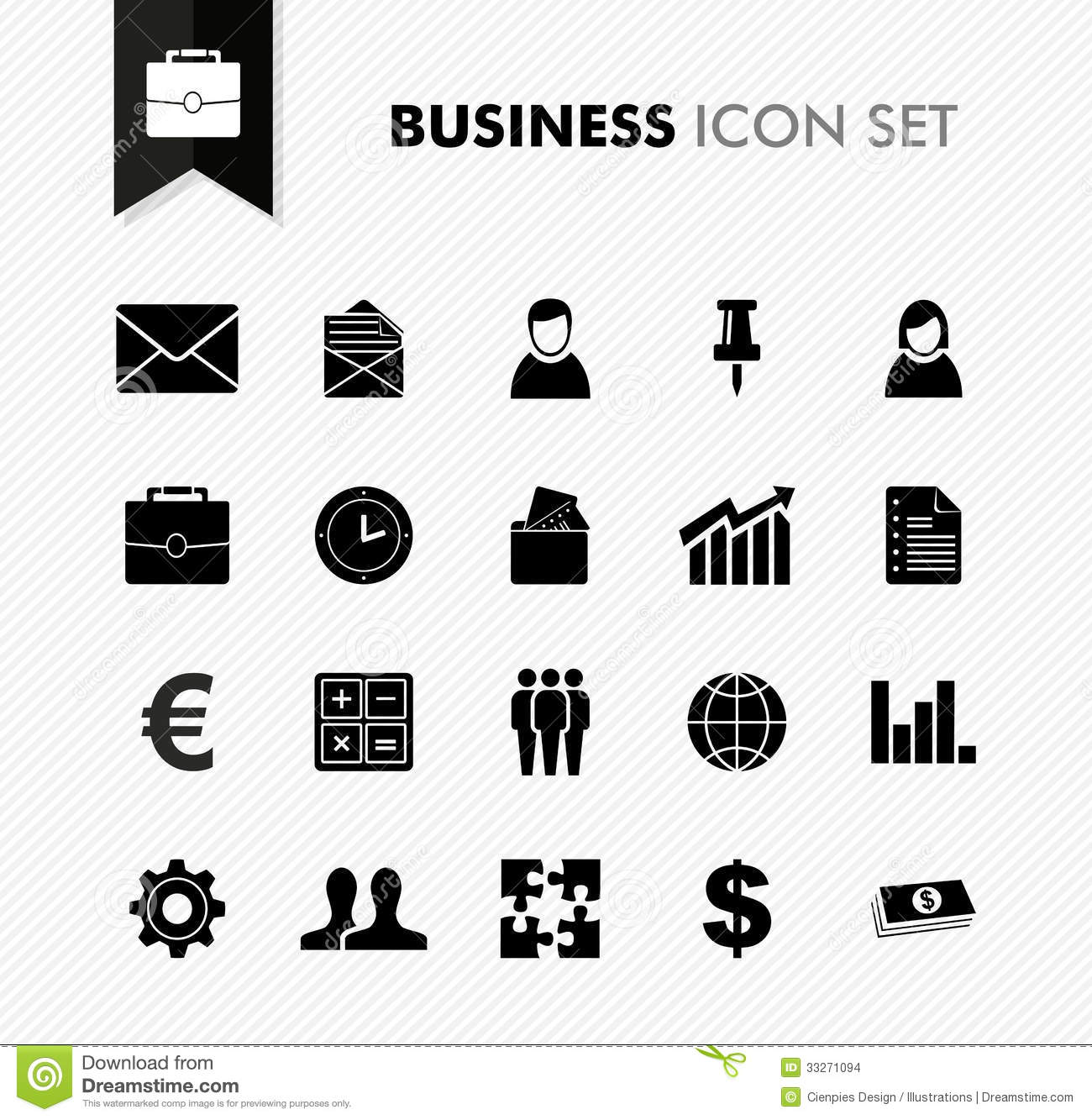 Work Business Icons Work Business Icons