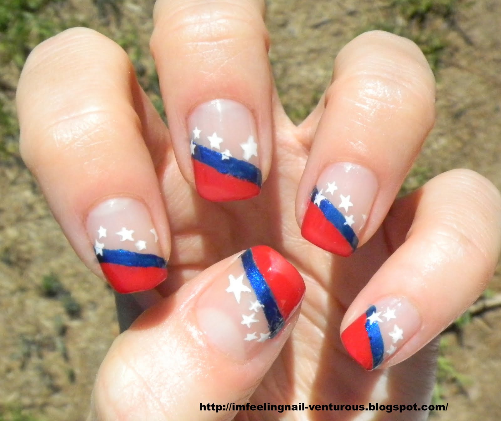 4th July Nails Design