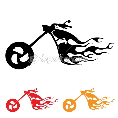 Abstract Motorcycle Clip Art