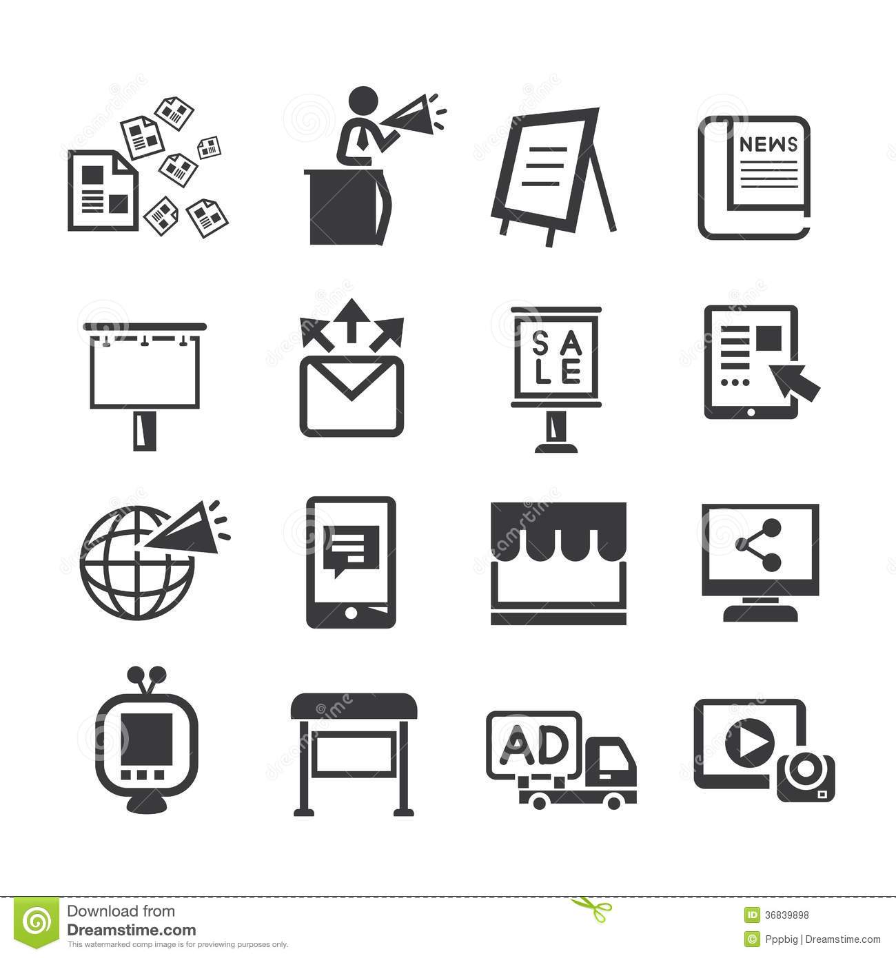 Advertising and Marketing Icons