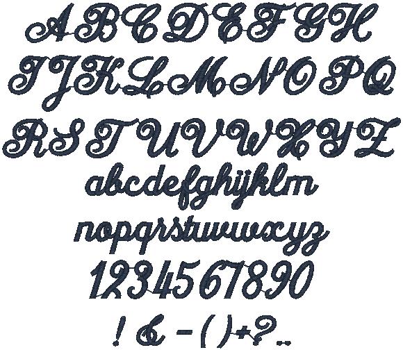 Alphabet Different Lettering Styles
