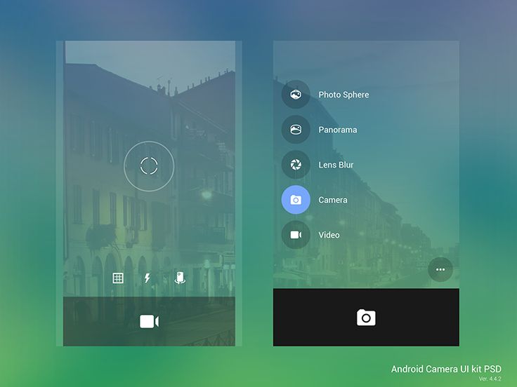 Android Camera UI Marshmallow