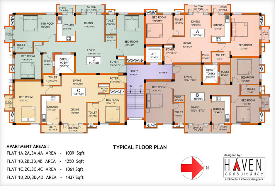 Apartment Building Floor Plans