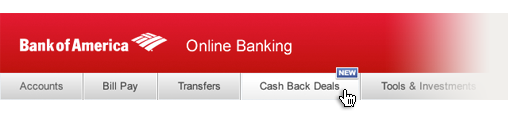 Bank of America Online Banking Icons