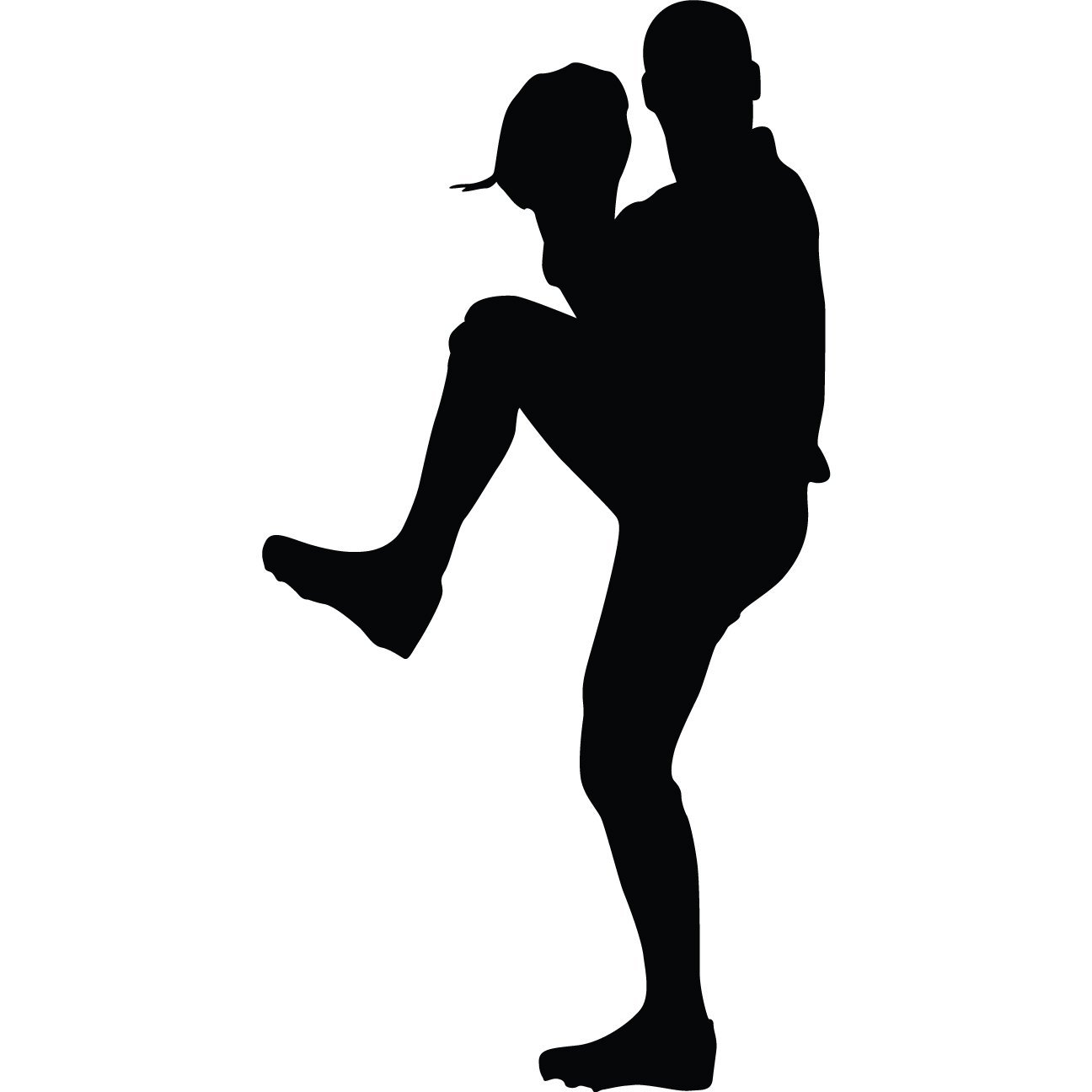 Baseball Player Silhouette Wall Decal