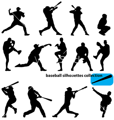 Baseball Silhouette Clip Art Free