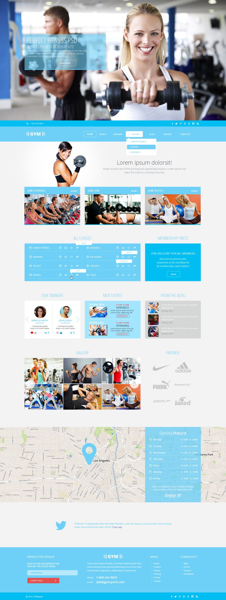 Best Free Website Templates PSD