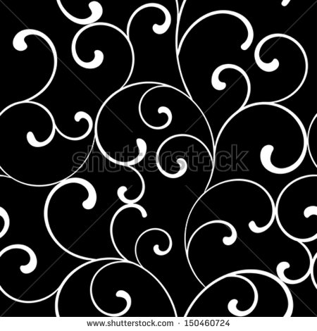 Black and White Swirl Pattern