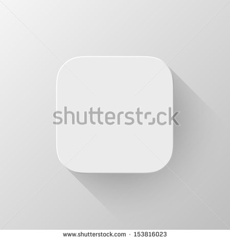 Blank App Icon Template
