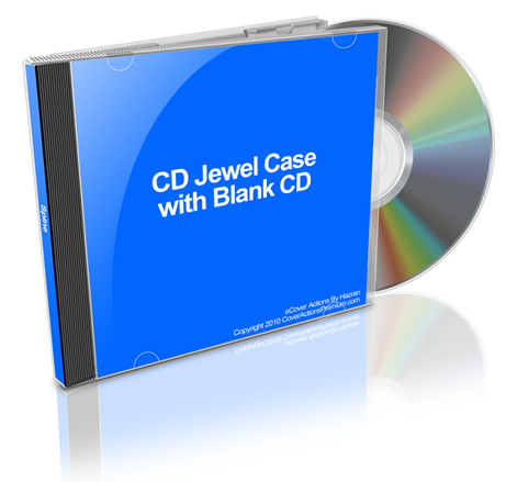 Blank CD Jewel Case Template