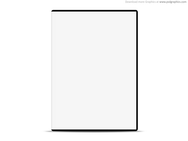 Blank DVD Case Cover Template