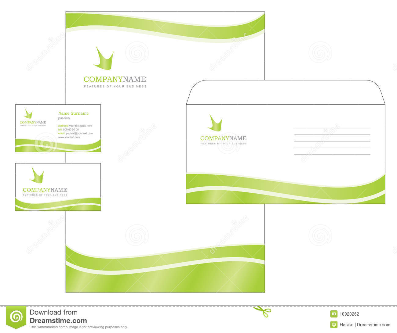 Blank Visiting Card Design