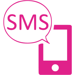 Blue SMS Icon Blue SMS Icon