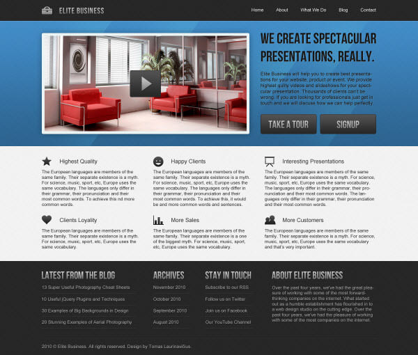 Business Website Design Template Business Website Design Template