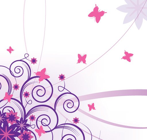 15 Photos of Flower And Butterfly Vector Graphics