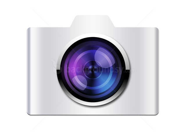 Camera Lens Icon PSD
