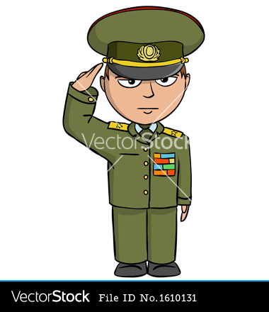 Cartoon Army Soldier Men