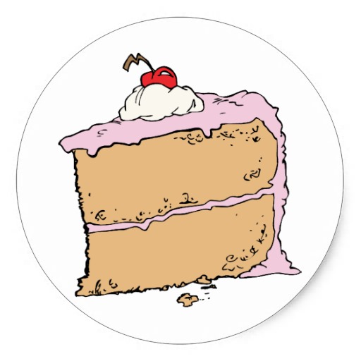 Cartoon Cake Slice