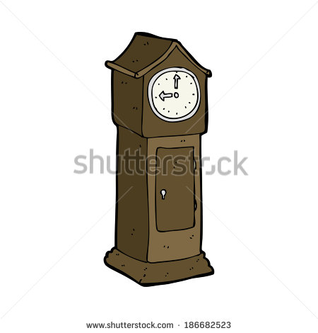 Cartoon Grandpa Grandfather Clock Cartoon Grandpa Grandfather Clock