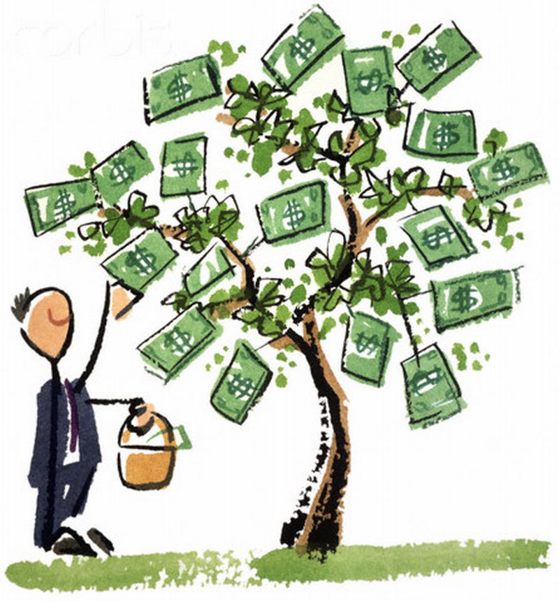 Cartoon Money Tree