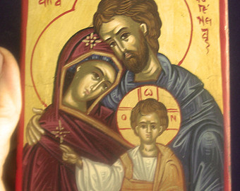 Catholic Holy Family Icon