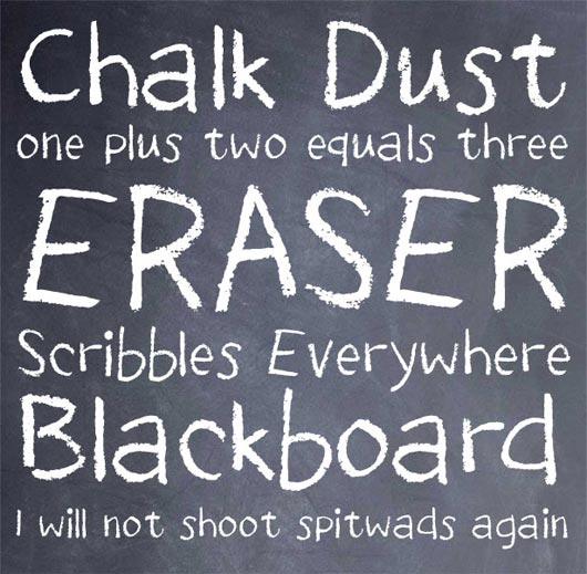 Chalkboard Fonts Chalkboard Fonts