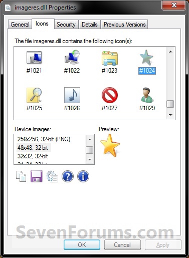 Change Default Icons Windows 7