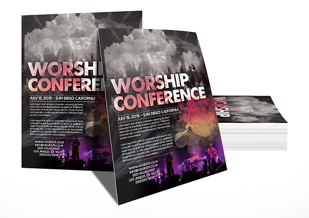 Christian Conference Flyer Template Christian Conference Flyer Template