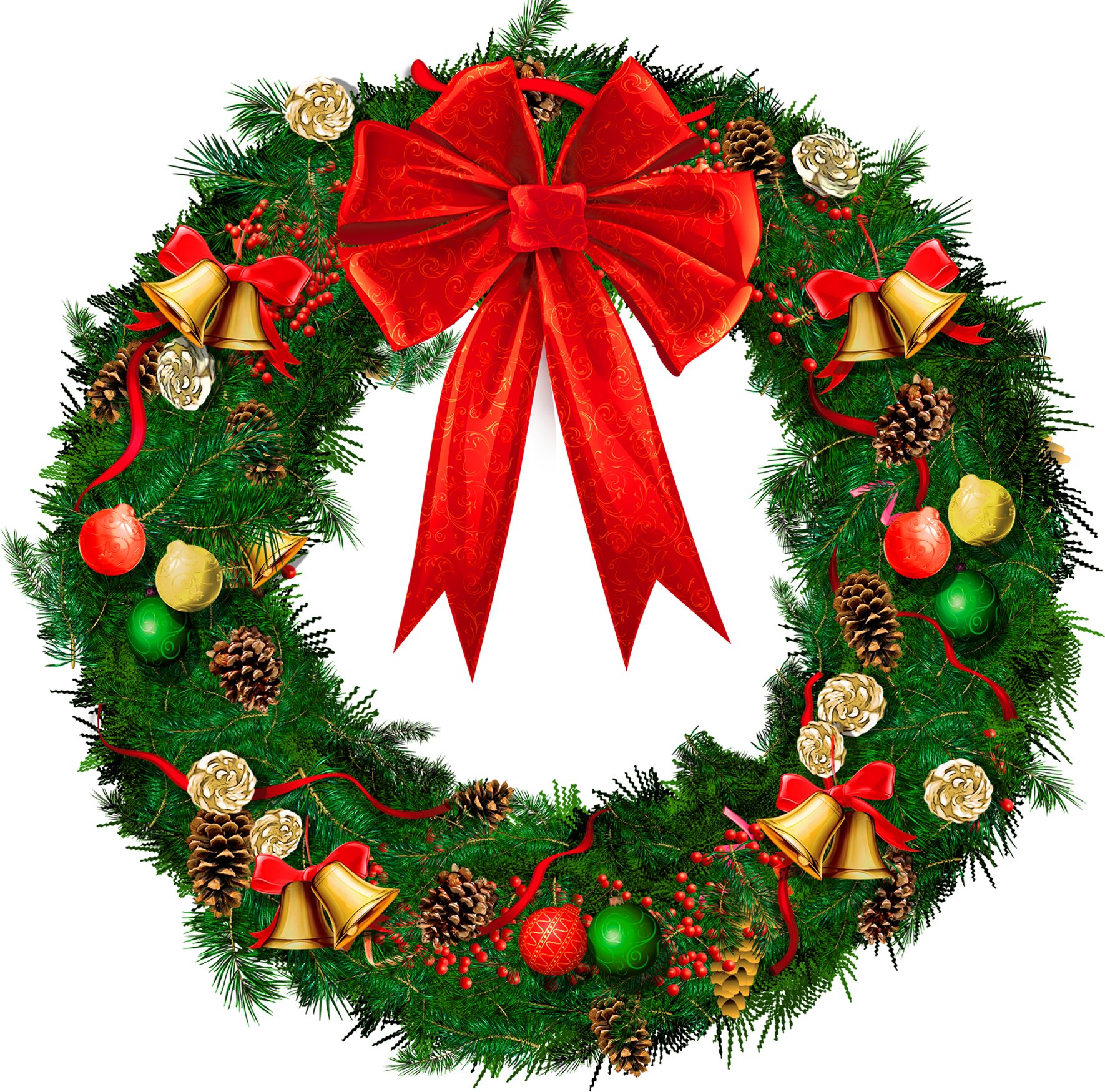 17 Christmas Wreath Graphics Images