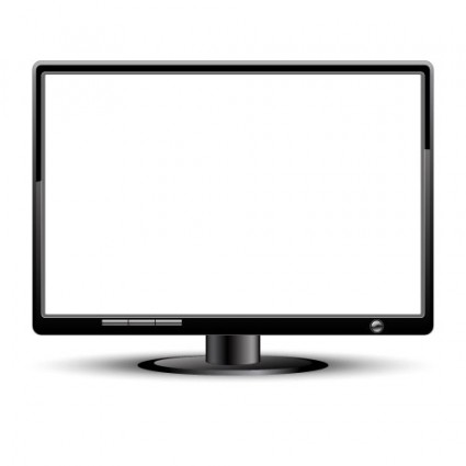 Computer Monitor Vector Free