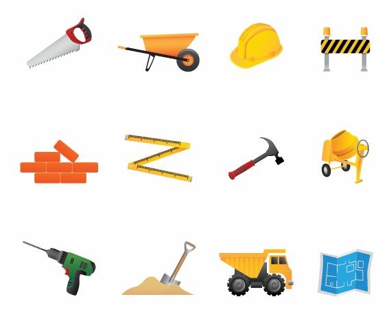 Construction Tools Vector