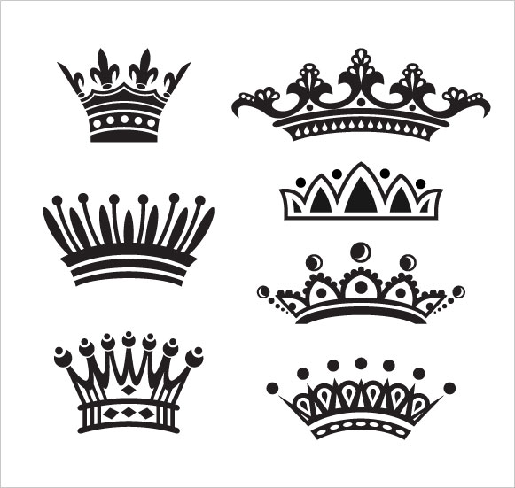 16 Princess Crown Vector PSD Images