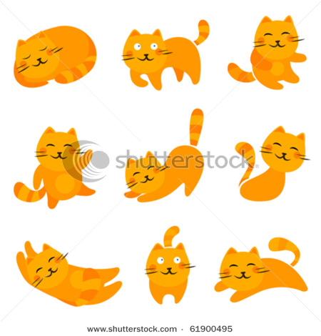 Cute Cartoon Cats